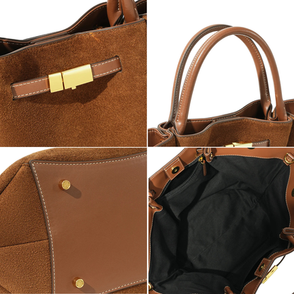 Avenue Suede Tote Bag