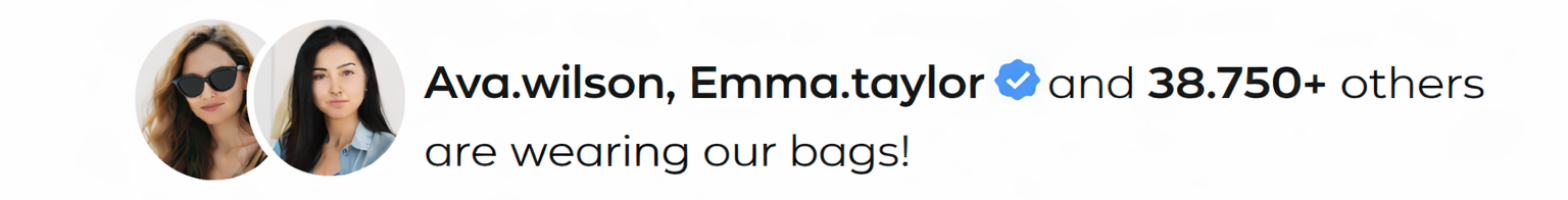 Others are wearing our bags